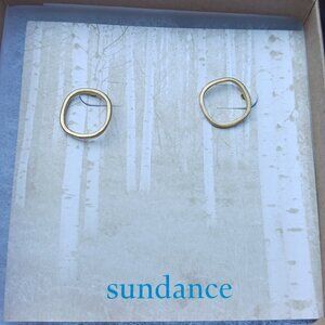 Sundance catalog unconventional hoop earrings